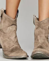 Sugeira – Stiefeletten Aus Wildleder in Hellbraun