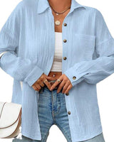 Kireliae - Hemd mit Button-down-Kragen in Blau