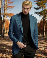 Herren Eleganter Blazer mit stilvollem Schnitt und hochwertigem Material Drune in Blau