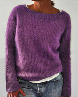 Nure | Klassischer Pullover in PURPEL