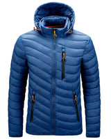 Leichte Herren-Steppjacke mit Kapuze - Sverre in Blau