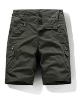 Lareno - Strapazierfähige Utility-Shorts in Militärgrün