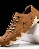 Elias | Bequeme, leichte Schuhe in Hellbraun