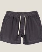 James | Elastischer Bund Kordelzug Shorts in Grau