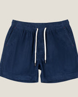 James | Elastischer Bund Kordelzug Shorts in Marineblau