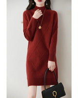 Emilia™ Chic Winterkleid in Rot