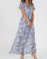 Lea – Stilvolles Midi-Kleid für jeden Anlass in Lila