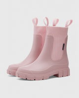 Amelia | Wasserabweisend Wasserdicht Chelsea-Stiefel in Rosé