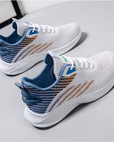 Herren Leicht Lauf Sportschuhe | Schnüren in Weiß