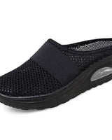 Colette - Gepolsterte Clogs zum Hineinschlüpfen in Schwarz
