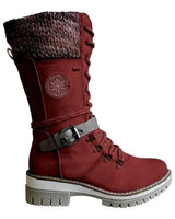 FLORENTINA – Elegante Winterstiefel für Damen in Rot