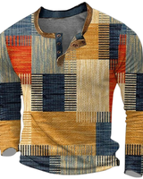 Zayden - Weiches Patchwork-Hemd in Braun