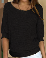 Miranel - Leichter Pullover in Schwarz