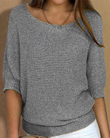 Miranel - Leichter Pullover in Grau