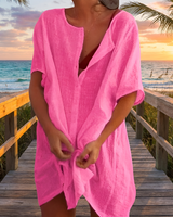 Lysina - Luftige Bluse in Rosa