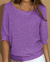 Miranel - Leichter Pullover in Lila