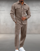 Esteban™ | 2-teiliger Luxus-Herrenanzug in Khaki