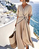 Clara | Lässiges Kleid in Beige