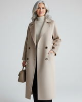 Mirelitha – Stilvoller Freizeitmantel in Beige