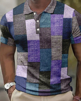 Babrauskas - Kurzarm Polo T-Hemd in Violett