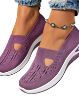 Yalia - Gepolsterte Walkingschuhe in Lila