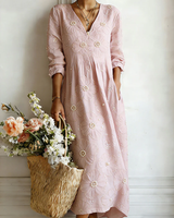 Mbavera - Kleid Mit Blumenmuster in Rosa