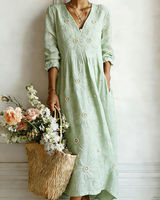 Mbavera - Kleid Mit Blumenmuster in Grün