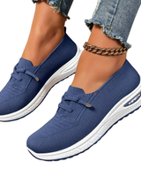Amaryllis - gepolsterte orthopädische Slipper in Blau