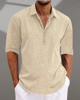 Vito | Leinenhemd in Beige