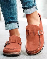 Hedda | Raffinierte orthopädische Hausschuhe für Damen in Orange