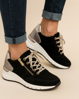 Orthopädischer Gehschuh - Daniela in Schwarz