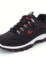 Artemio – Niedrige Wanderschuhe Wasserdicht Breite Passform in Schwarz