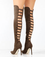 Overknee-Stiefel Mit Hohem Absatz - Lynn in Braun