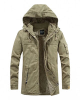 Hochwertige und Bequeme Fleecejacke für Herren in Khaki