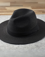 Panama-Fedora - Luca in Schwarz