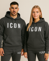 Passendes Hoodie- Und Jogginghosen-Set - Fynn in Dunkelgrau