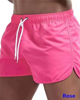 VINCENT | KURZE HERREN-BADEHOSE in Rosa
