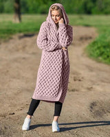 NIKITA - Bequeme strickjacke in Rosa