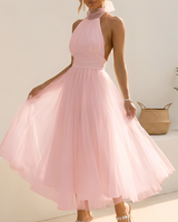 Neneta - Ein stilvolles und elegantes Damenkleid in Rosa