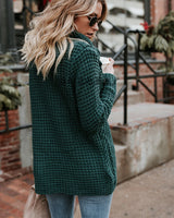 LAURENE | Elegant gestrickter Pullover in Dunkelgrün