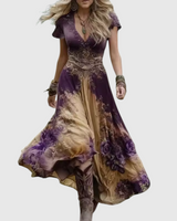 Karisa - besticktes Corsagenkleid in Khaki