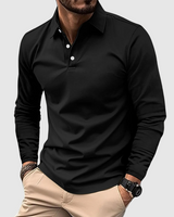 Tyronyx - Atmungsaktives Poloshirt in Schwarz