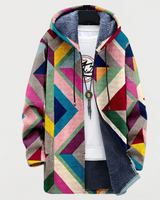 Zara™ - Geometrischer Kunst Hoodie in Muticolor