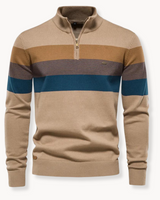Pullover Mit Halbzipper - Keanu in Khaki