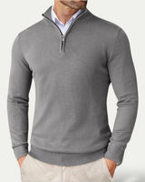 Pullover Mit Halbzipper - Sami in Grau