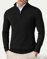 Pullover Mit Halbzipper - Sami in Schwarz