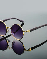 Aila | Premium Metall-Sonnenbrille mit Anti-Reflektion in Lila