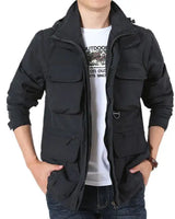 ROGERS - Wasserdichte Herbstjacke für Männer in Schwarz
