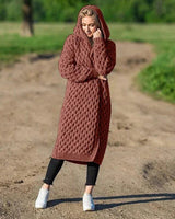 NIKITA - Bequeme strickjacke in Rot