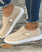 Renate | Damen Slip-On Sneaker Bequem Komfort Alltag in Sand